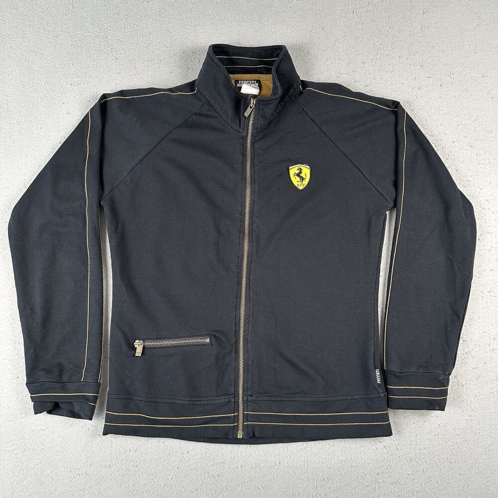 Ferrari Black Jacket with Yellow Logo